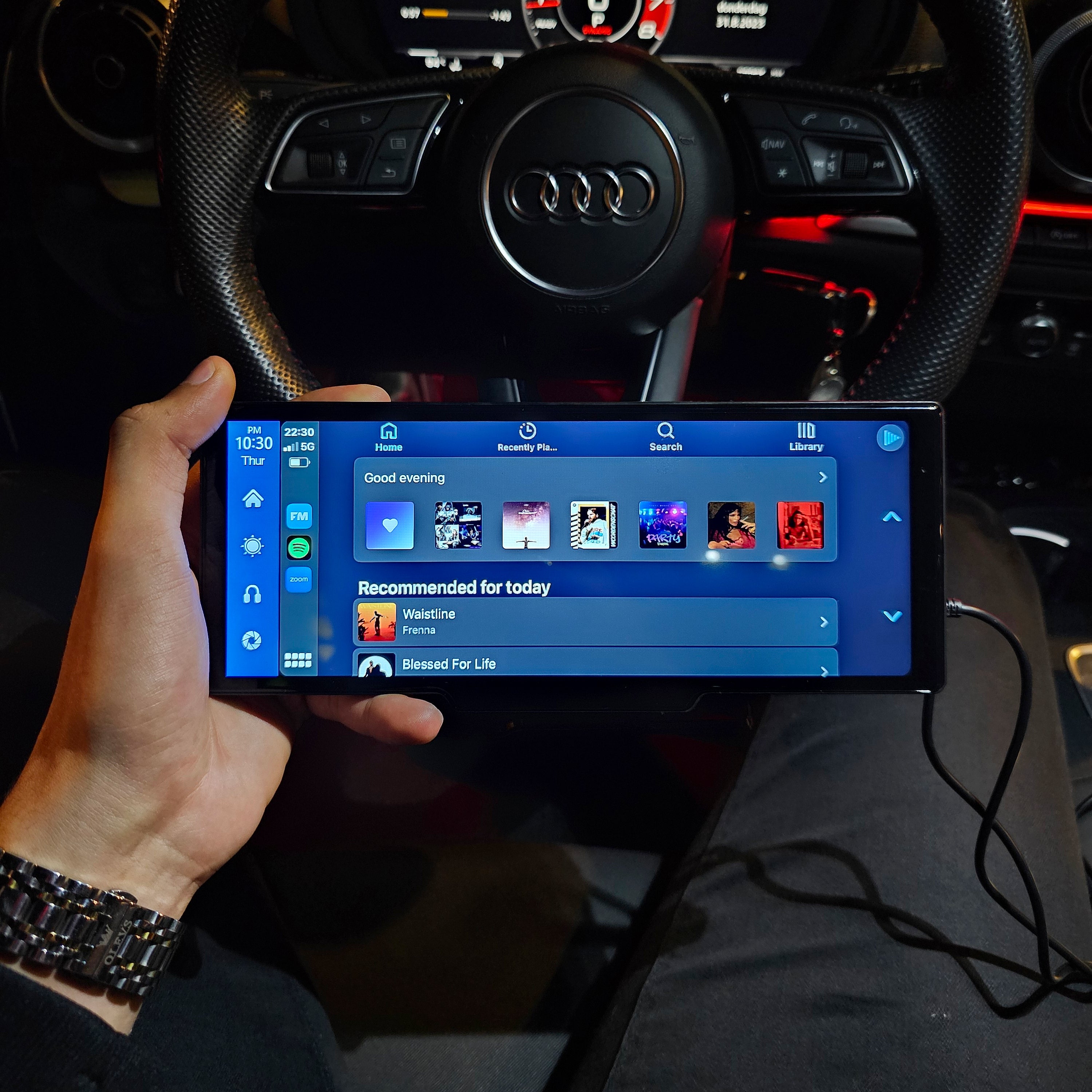 CarPlay + Android-Auto Beeldscherm