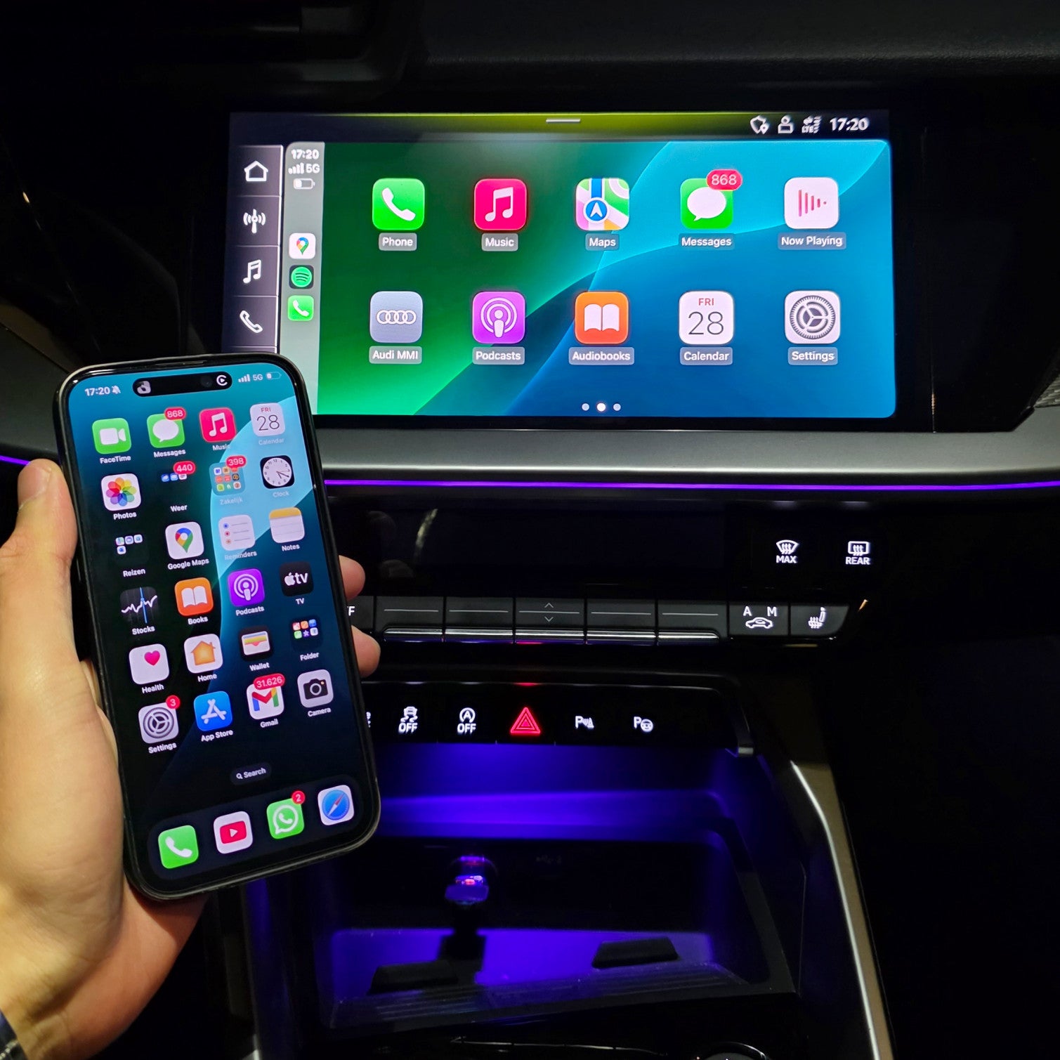 Draadloze Carplay USB