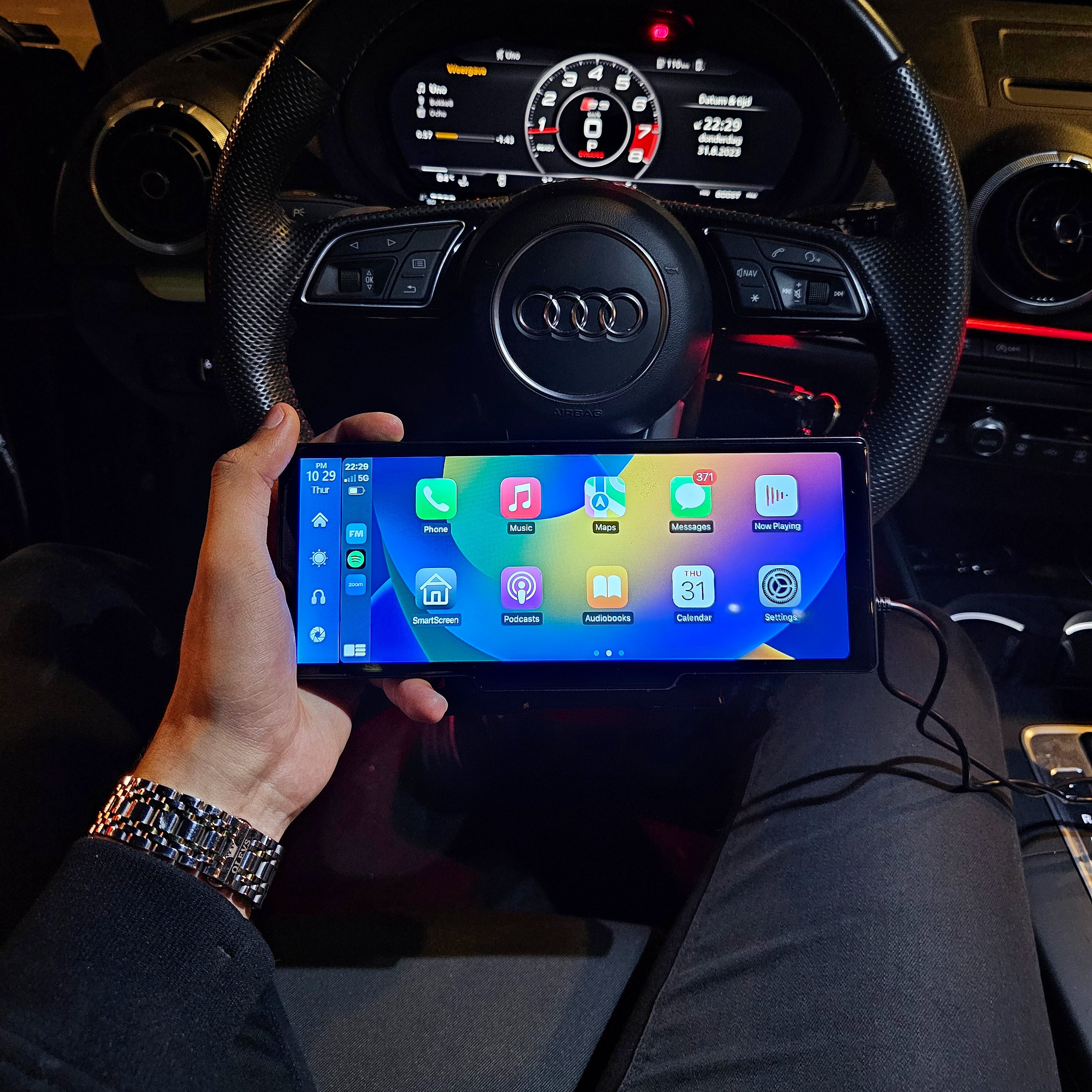 CarPlay + Android-Auto Beeldscherm