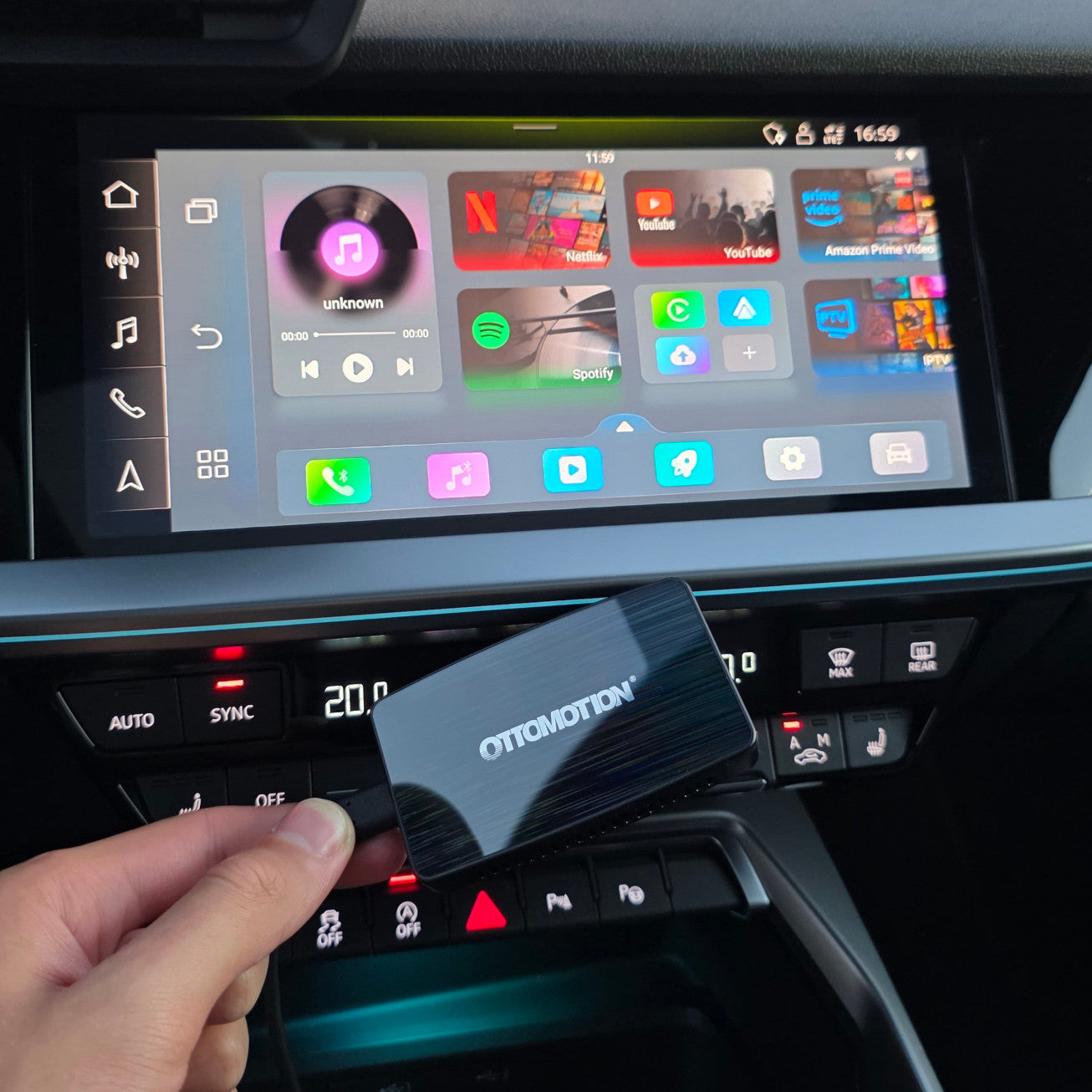 Carplay & Android Auto Box + Youtube, Netflix etc